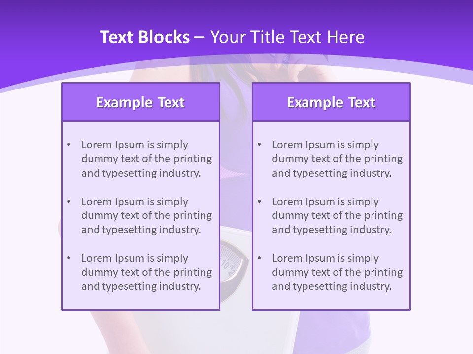 Pretty Diet Sporty PowerPoint Template