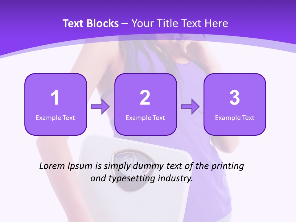 Pretty Diet Sporty PowerPoint Template