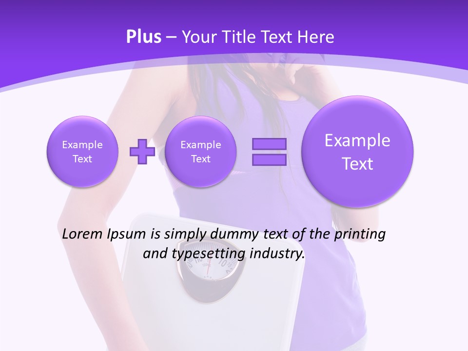 Pretty Diet Sporty PowerPoint Template