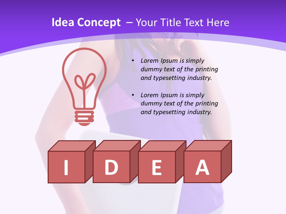 Pretty Diet Sporty PowerPoint Template