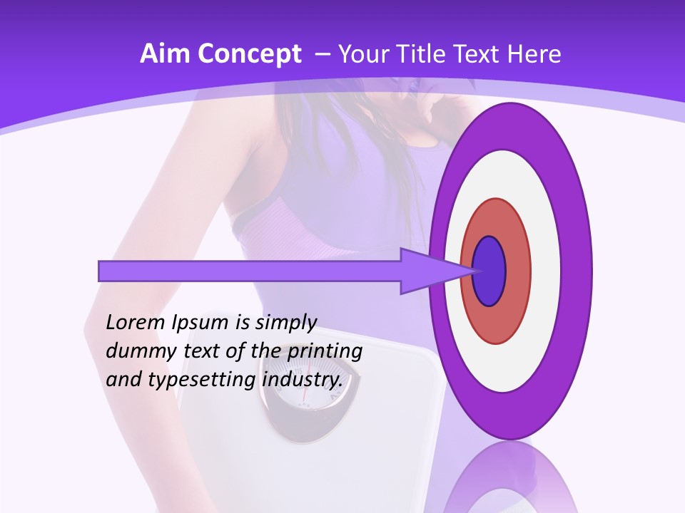 Pretty Diet Sporty PowerPoint Template