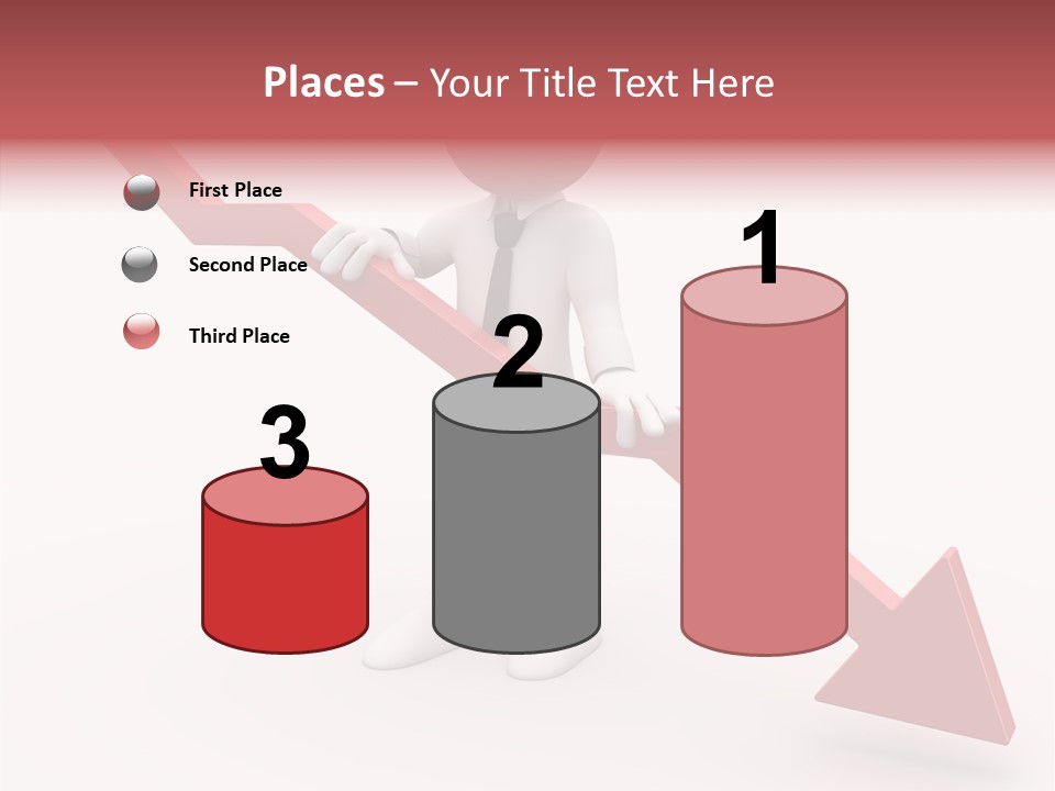 Arrow Crisis Choice PowerPoint Template
