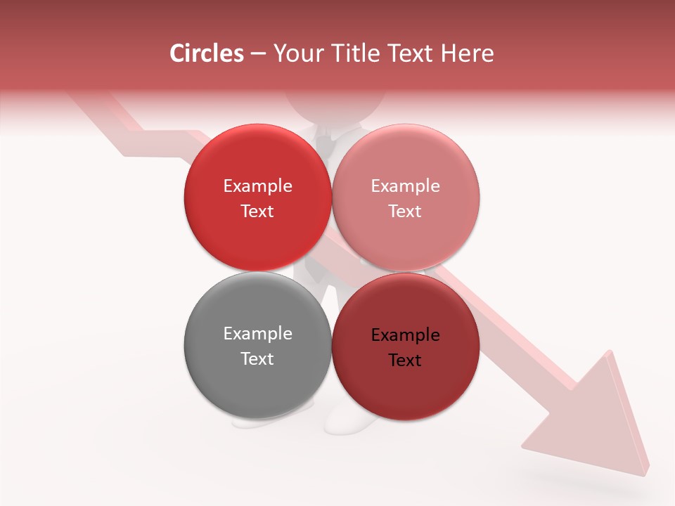 Arrow Crisis Choice PowerPoint Template