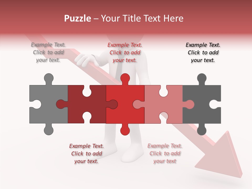 Arrow Crisis Choice PowerPoint Template