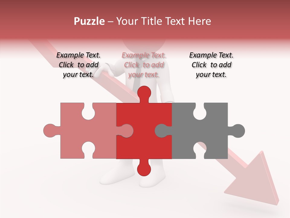 Arrow Crisis Choice PowerPoint Template