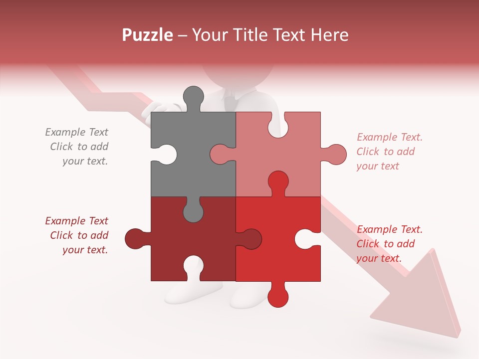 Arrow Crisis Choice PowerPoint Template