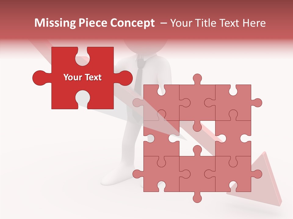 Arrow Crisis Choice PowerPoint Template