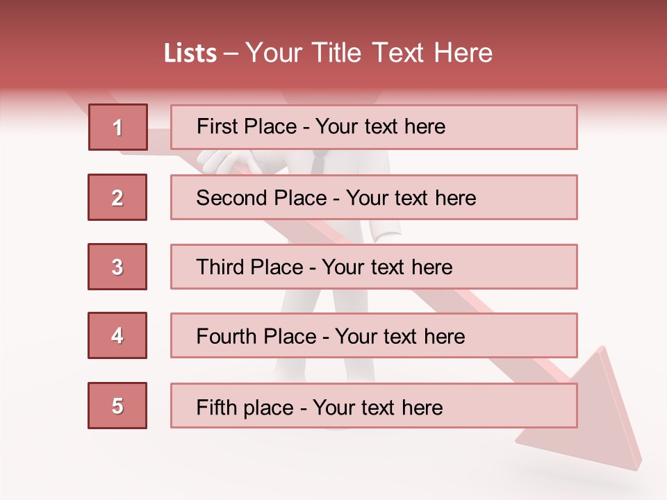 Arrow Crisis Choice PowerPoint Template