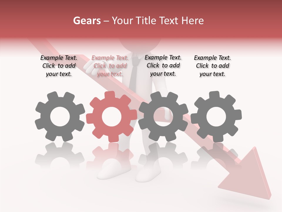 Arrow Crisis Choice PowerPoint Template