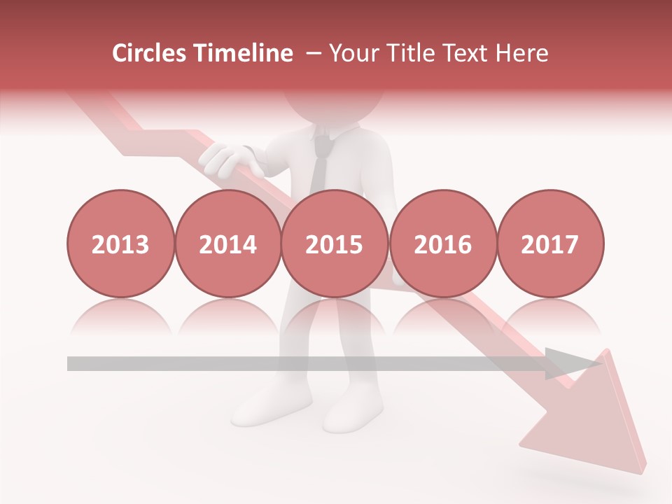 Arrow Crisis Choice PowerPoint Template