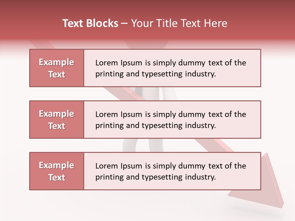 Arrow Crisis Choice PowerPoint Template
