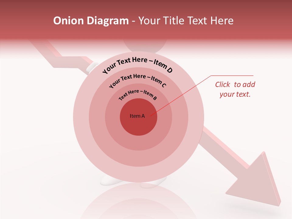 Arrow Crisis Choice PowerPoint Template