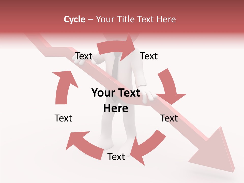 Arrow Crisis Choice PowerPoint Template