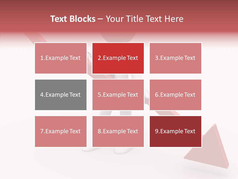 Arrow Crisis Choice PowerPoint Template