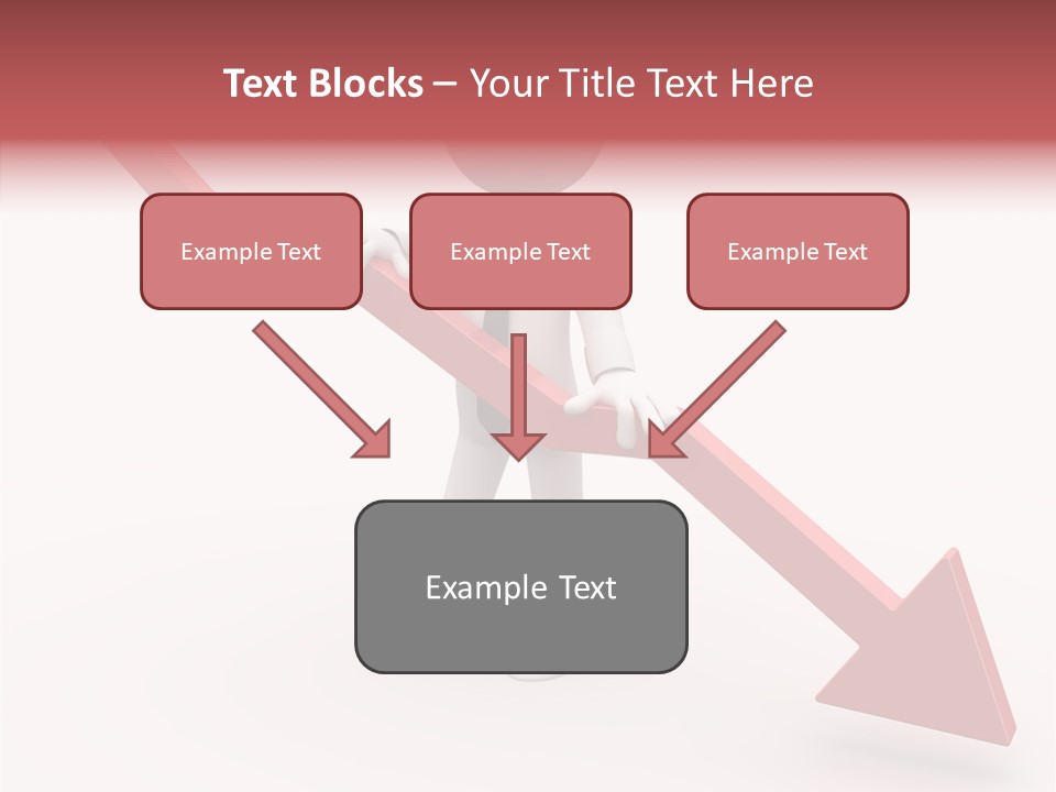 Arrow Crisis Choice PowerPoint Template