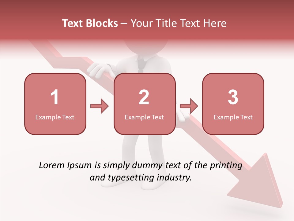 Arrow Crisis Choice PowerPoint Template