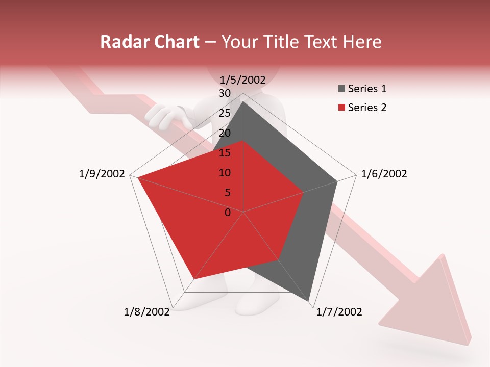 Arrow Crisis Choice PowerPoint Template