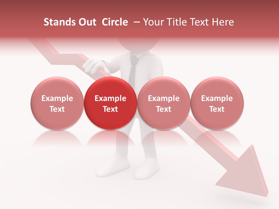 Arrow Crisis Choice PowerPoint Template