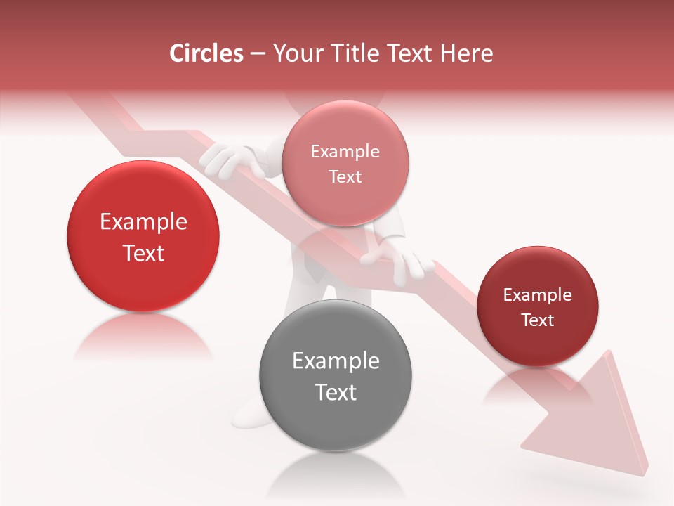 Arrow Crisis Choice PowerPoint Template
