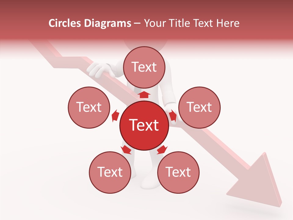 Arrow Crisis Choice PowerPoint Template