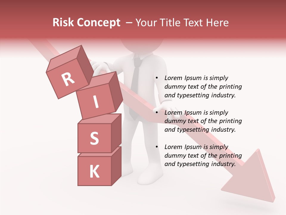 Arrow Crisis Choice PowerPoint Template