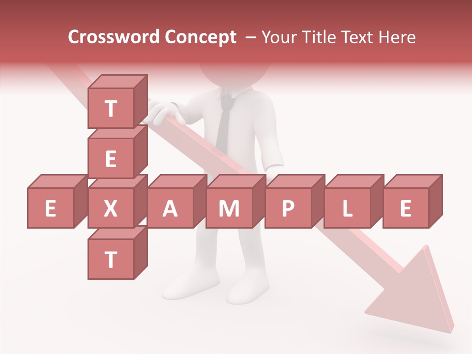 Arrow Crisis Choice PowerPoint Template