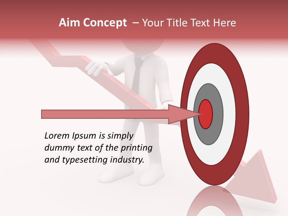 Arrow Crisis Choice PowerPoint Template