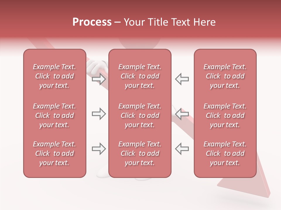 Arrow Crisis Choice PowerPoint Template