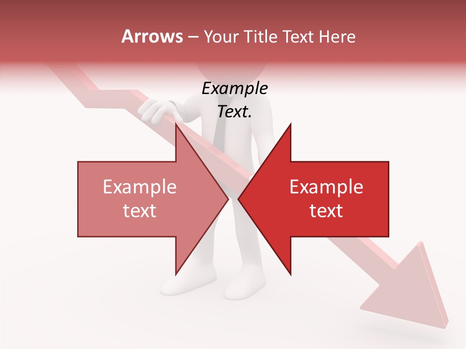 Arrow Crisis Choice PowerPoint Template