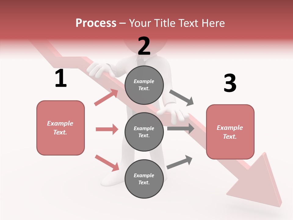 Arrow Crisis Choice PowerPoint Template