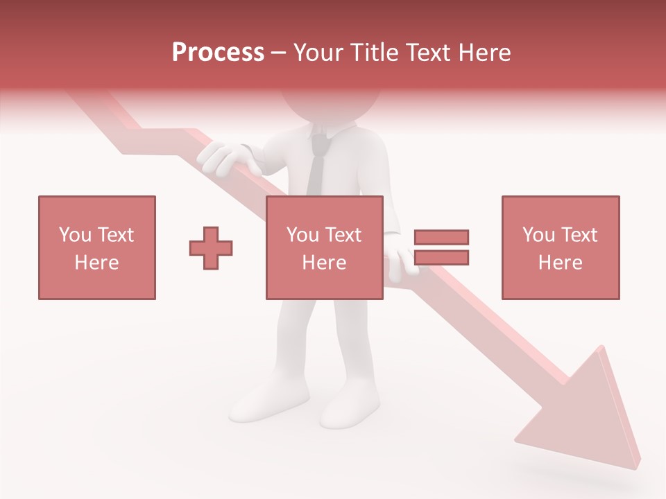 Arrow Crisis Choice PowerPoint Template