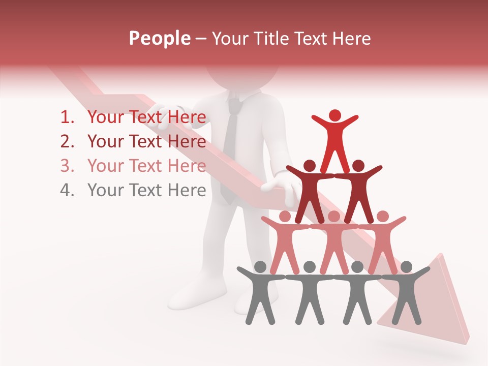 Arrow Crisis Choice PowerPoint Template