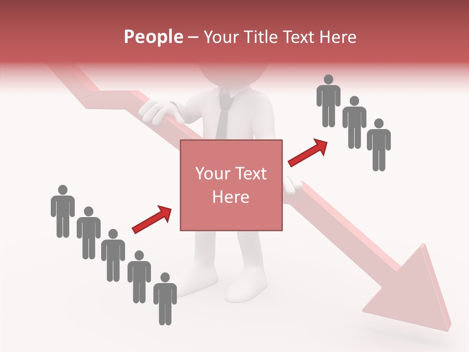Arrow Crisis Choice PowerPoint Template