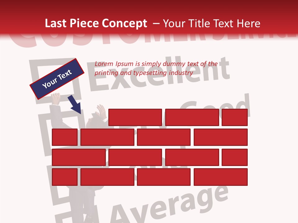 Man Service Poor PowerPoint Template