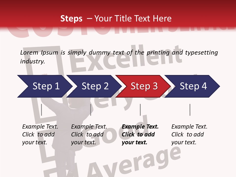 Man Service Poor PowerPoint Template