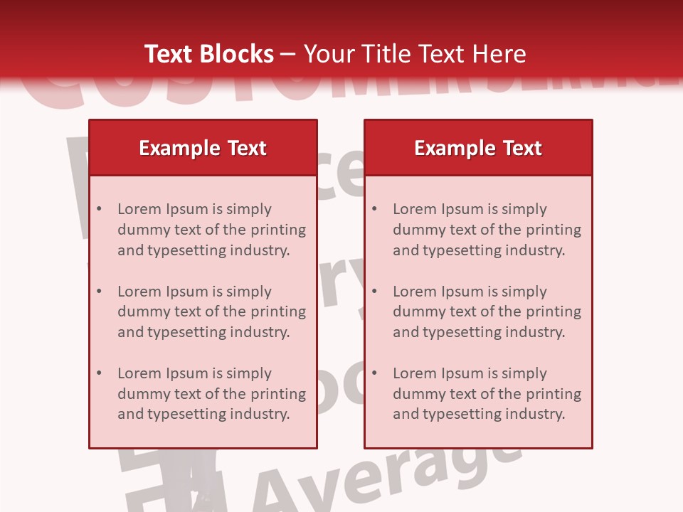 Man Service Poor PowerPoint Template