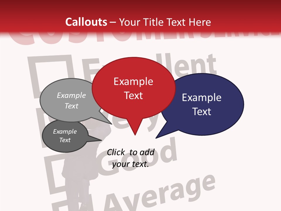 Man Service Poor PowerPoint Template