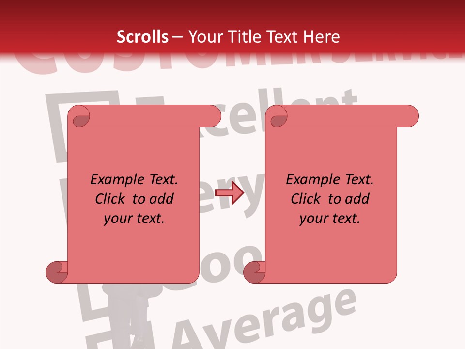 Man Service Poor PowerPoint Template
