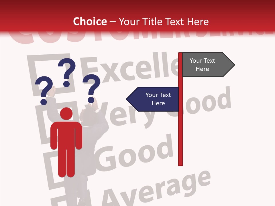 Man Service Poor PowerPoint Template