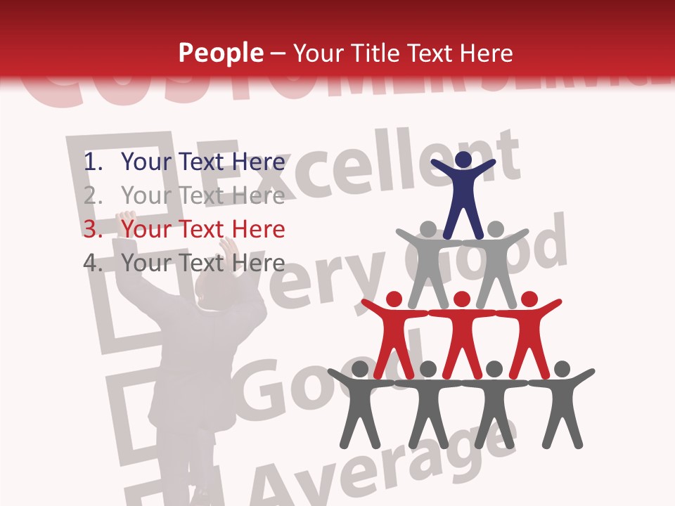 Man Service Poor PowerPoint Template