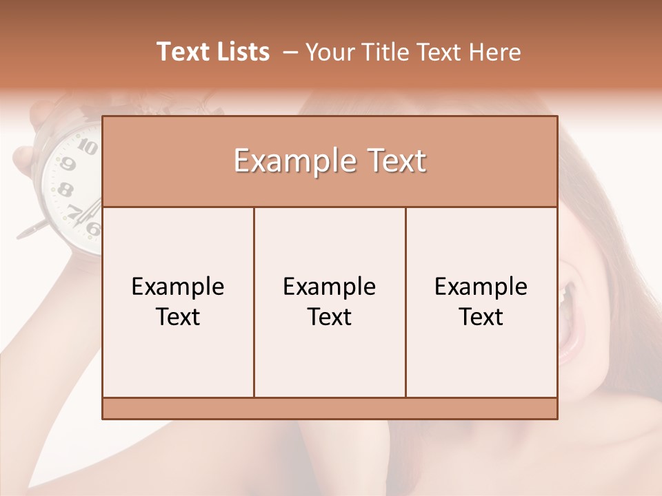 Loud Woman Sad PowerPoint Template