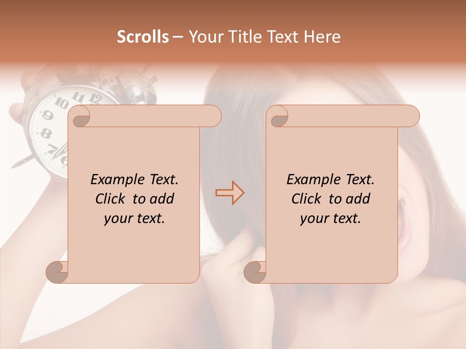 Loud Woman Sad PowerPoint Template