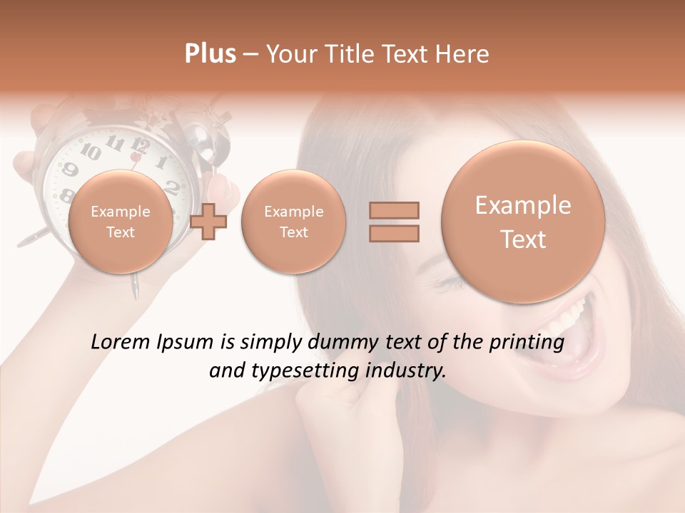 Loud Woman Sad PowerPoint Template