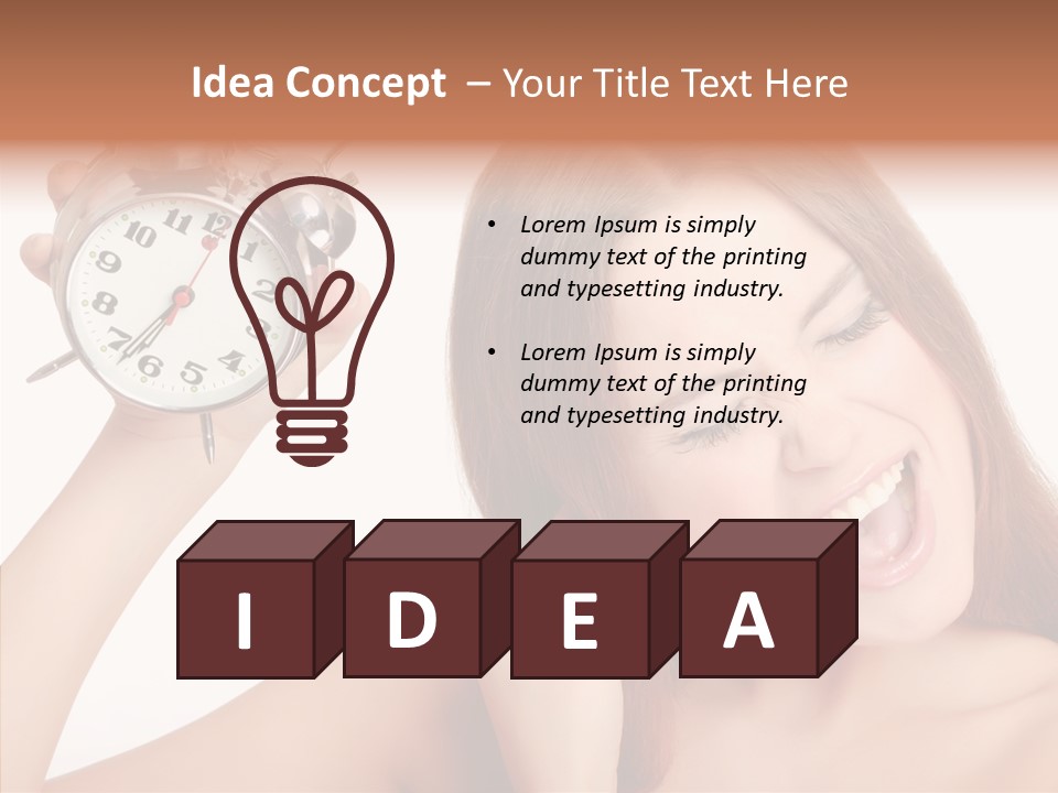 Loud Woman Sad PowerPoint Template