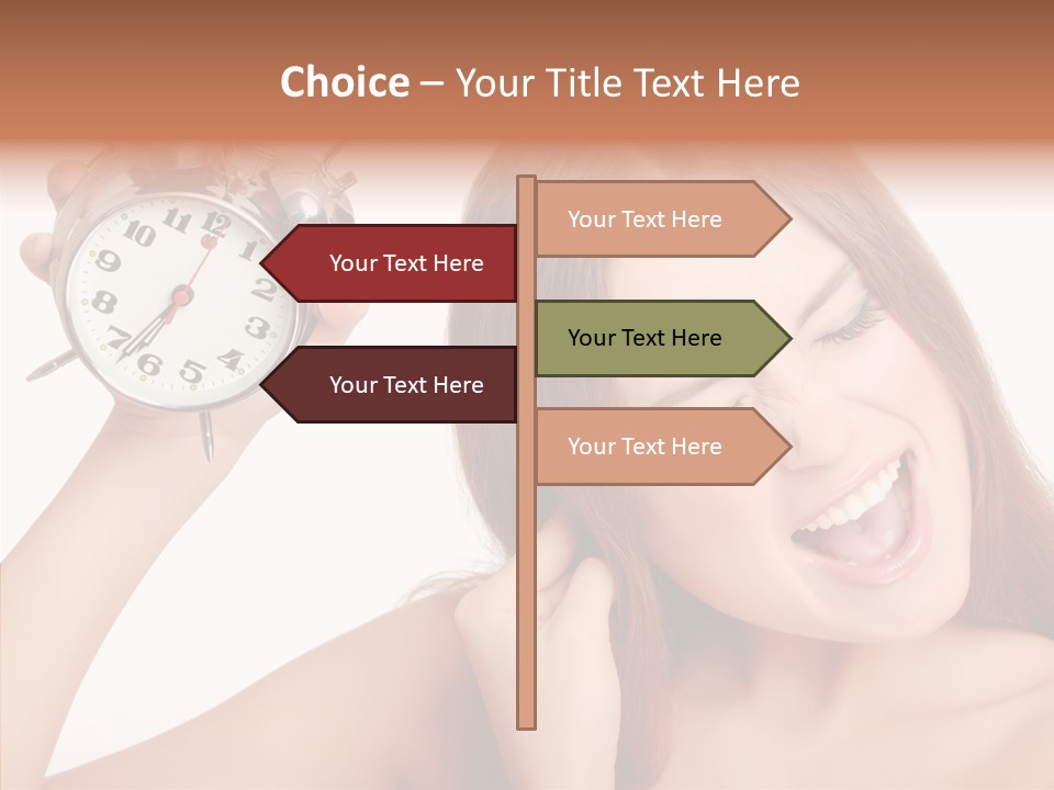 Loud Woman Sad PowerPoint Template