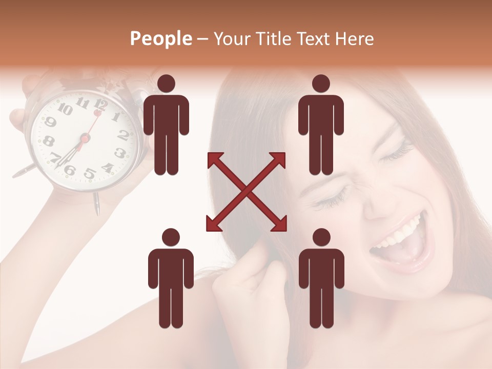 Loud Woman Sad PowerPoint Template