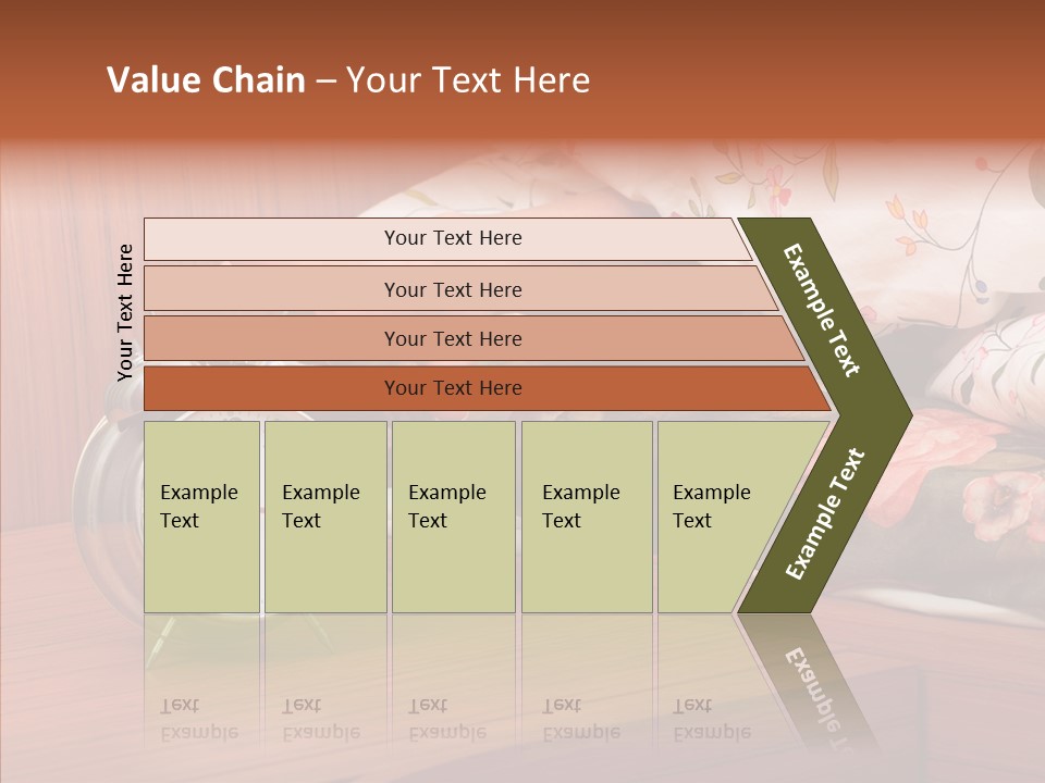 Clock Morning Arm PowerPoint Template