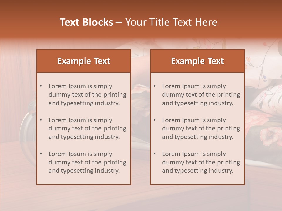 Clock Morning Arm PowerPoint Template