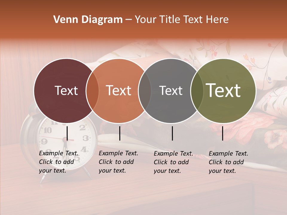 Clock Morning Arm PowerPoint Template