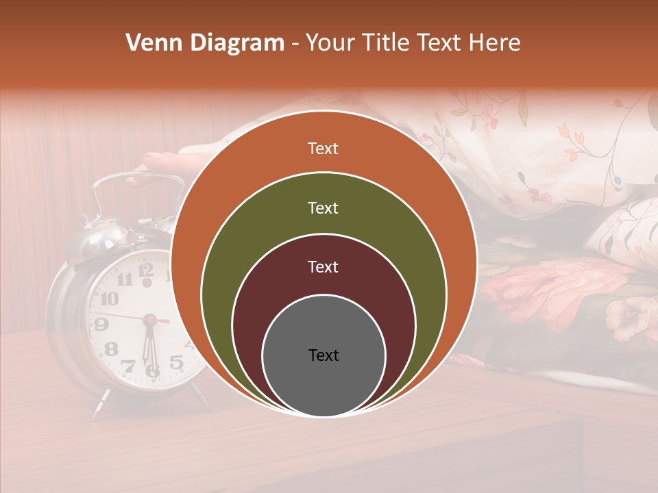 Clock Morning Arm PowerPoint Template